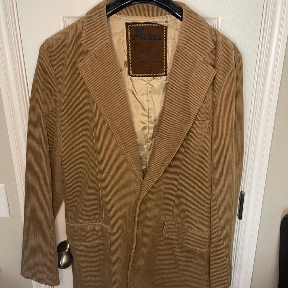 Parts by Machine Clothing Co. Brown Corduroy Jacket Men's Size XL